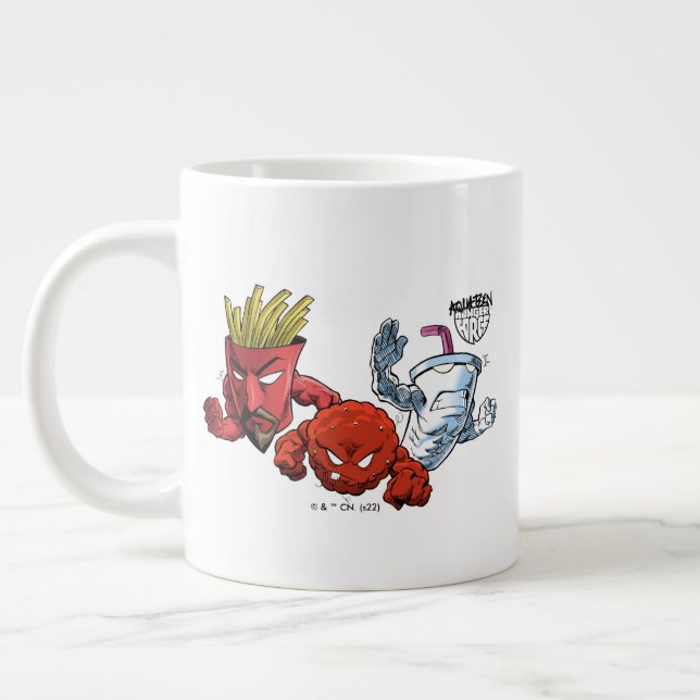 Aqua Teen Hunger Force Anime Graphic Jumbo-Tasse (Links)