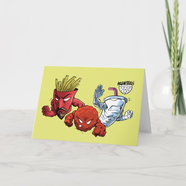 Aqua Teen Hunger Force Anime Graphic Karte (Vorderseite)