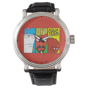 Aqua Teen Hunger Force Character Panel Graphic Armbanduhr