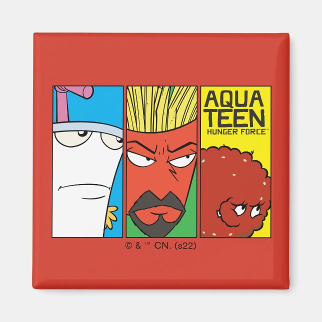 Aqua Teen Hunger Force Character Panel Graphic Magnet (Vorne)