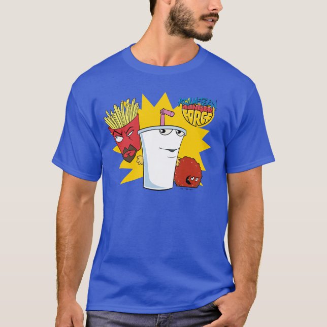 Aqua Teen Hunger Force Explosive Grafik T-Shirt (Vorderseite)