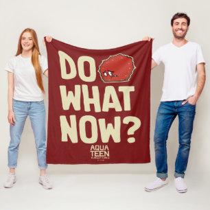 Aqua Teen Hunger Force Meatwad "Was jetzt tun?" Fleecedecke
