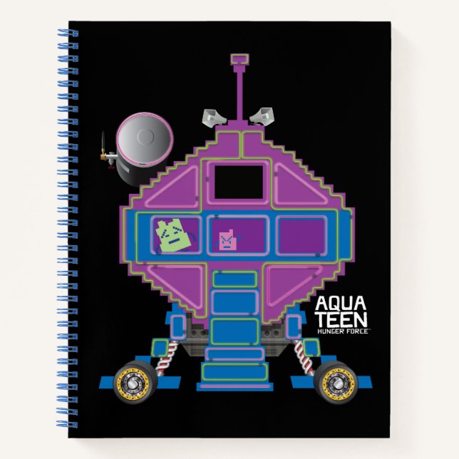 Aqua Teen Hunger Force Mooninites Car Notizbuch (Vorderseite)