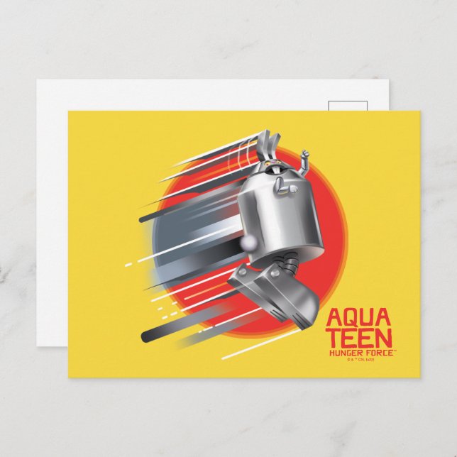 Aqua Teen Hunger Force Rabbot Postkarte (Vorne/Hinten)