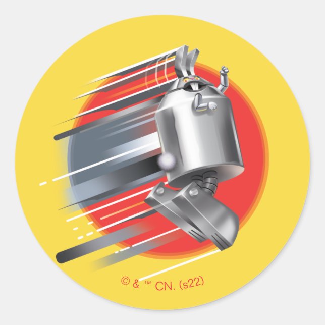 Aqua Teen Hunger Force Rabbot Runder Aufkleber (Vorderseite)