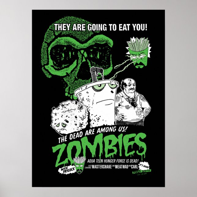 Aqua Teen Hunger Force Zombies Poster (Vorne)