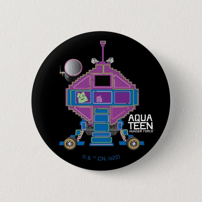 Aqua Teen Hungerfestungen Button (Vorderseite)
