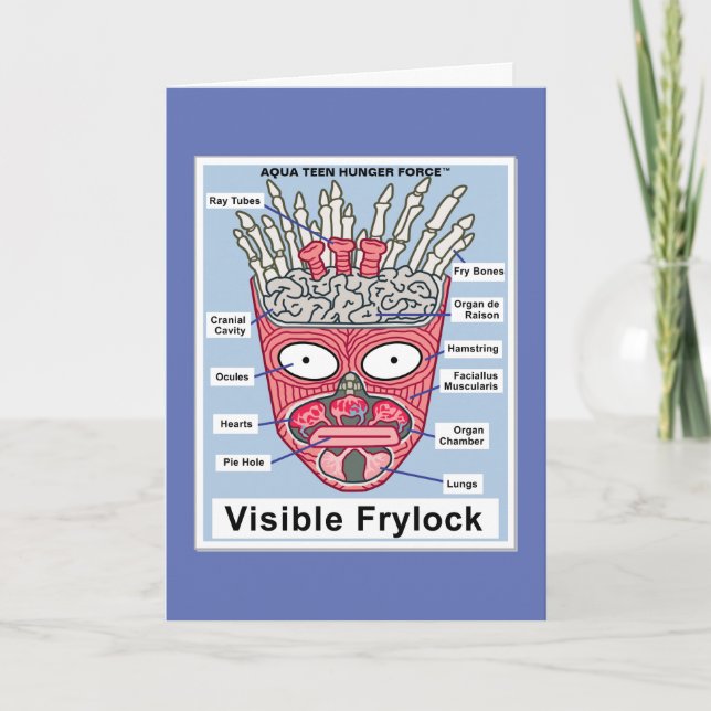Aqua Teen Hungerfestungen Frylock Poster Karte (Vorderseite)