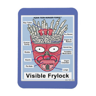 Aqua Teen Hungerfestungen Frylock Poster Magnet