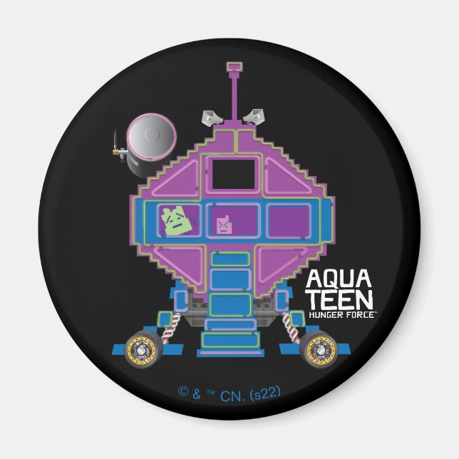 Aqua Teen Hungerfestungen Magnet (Vorne)
