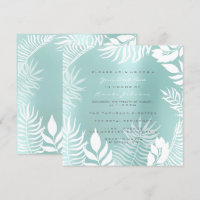 Aqua Tiffany Metal Glitzer Tropic White Blue