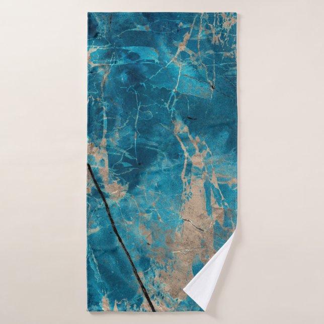 Aqua tononyx marmor badehandtuch (Badehandtuch)