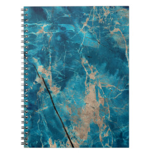 Aqua tononyx marmor notizblock