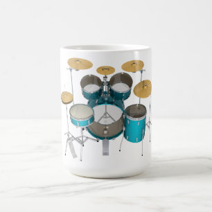 Aqua / Türkis Drumset: Tasse