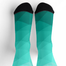 Aqua Türkis Gradient Geometric Mesh Pattern