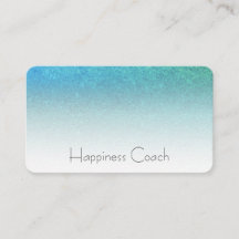 *~* AQUA TURQUOISE BLAU Weißer Glitzer