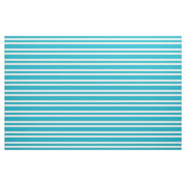 Aqua Turquoise Retro Bold Mod Streifen Muster Stoff (Yard (91,4 cm))