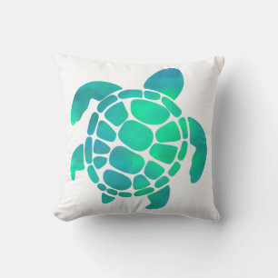 Aqua Turtlina Kissen