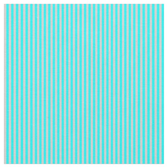 Aqua und hellgraue Streifen/Linienmuster Stoff (Nahaufnahme)
