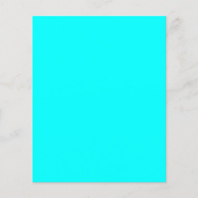 Aqua (Vollfarbe) Flyer (Vorne)