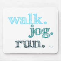 AQUA WALK JOG RUN (Schriftart GELADEN)