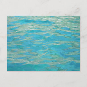 Aqua Wasser Postkarte
