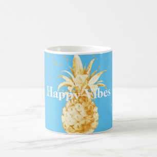Aqua Yellow Gold Ananas Kaffeetasse