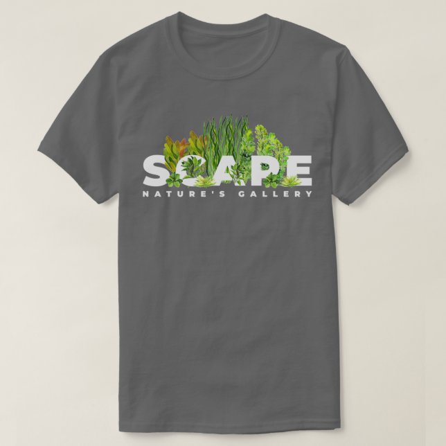 Aquacsaping Fisch Keepers Aquascape T-Shirt (Design vorne)