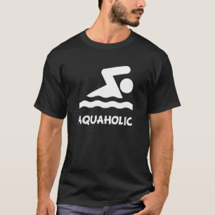 Aquaholic Schwimmer T-Shirt