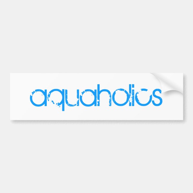 aquaholics autoaufkleber (Vorne)