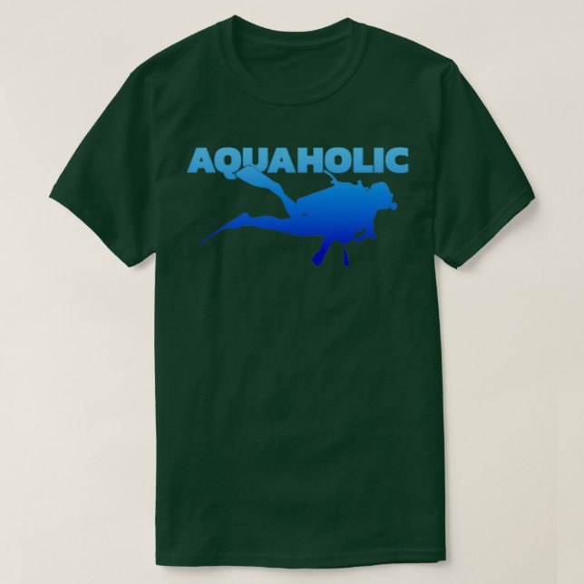 Aquaholisch T-Shirt (Design vorne)