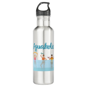 Aquaholische Aquädukte Edelstahlflasche