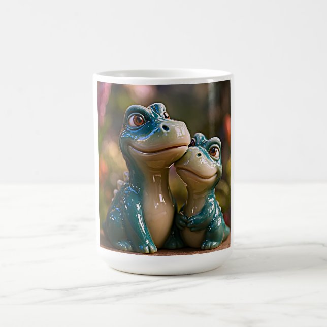 Aqualine Dino Meer Umarmung Kaffeetasse (Mittel)