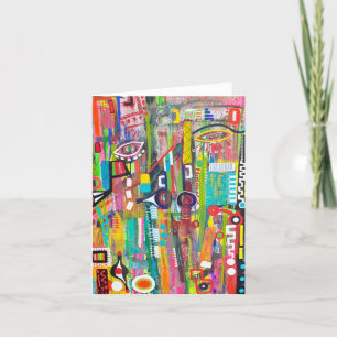 Aqualung Blank Note Card Dankeskarte