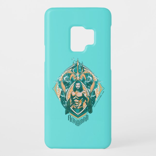 Aquaman | Aquaman & Trenchers Graphic Case-Mate Samsung Galaxy Hülle (Rückseite)