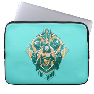 Aquaman   Aquaman & Trenchers Graphic Laptopschutzhülle