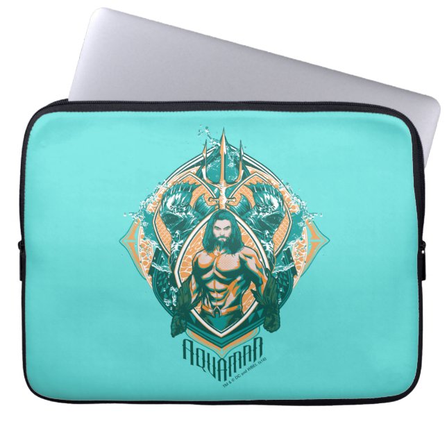 Aquaman | Aquaman & Trenchers Graphic Laptopschutzhülle (Vorderseite)