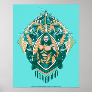 Aquaman   Aquaman & Trenchers Graphic Poster