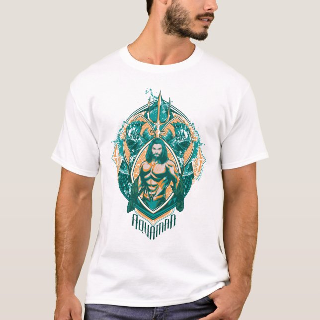 Aquaman | Aquaman & Trenchers Graphic T-Shirt (Vorderseite)