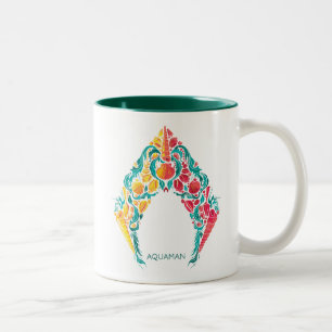 Aquaman Aquaman u. Mera themenorientiertes Zweifarbige Tasse