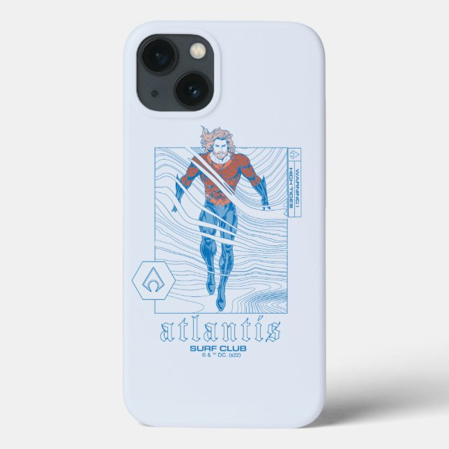 Aquaman - Atlantis Surf Club Case-Mate iPhone Hülle (Rückseite)