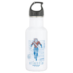 Aquaman - Atlantis Surf Club Edelstahlflasche