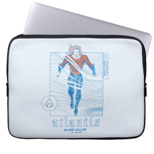 Aquaman - Atlantis Surf Club Laptopschutzhülle