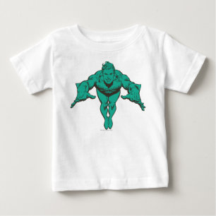 Aquaman beim Vorwärtsstürmen - Türkis Baby T-shirt