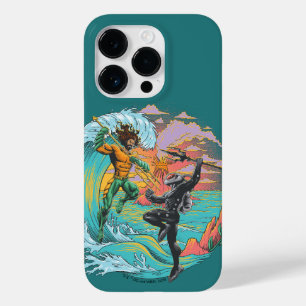 Aquaman & Black Manta Gezeitenwelle Case-Mate iPhone 14 Pro Hülle