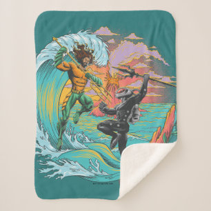 Aquaman & Black Manta Gezeitenwelle Sherpadecke
