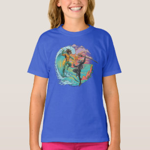 Aquaman & Black Manta Gezeitenwelle T-Shirt