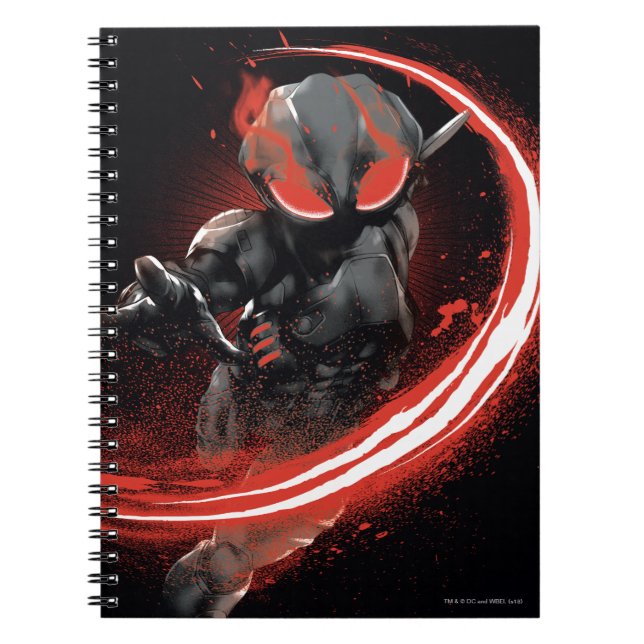 Aquaman | Black Manta Red Swipe Graphic Notizblock (Vorderseite)
