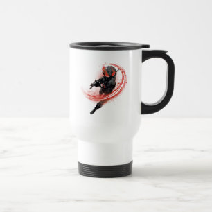 Aquaman   Black Manta Red Swipe Graphic Reisebecher