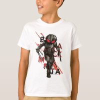 Aquaman | Black Manta Scattered Typografy Graphic